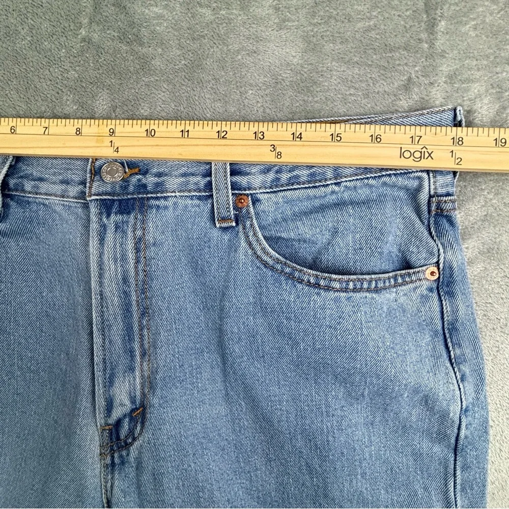 Levi's 505 Jeans Mens 36x34‎ Blue Light Wash Y2K Vintage Denim Regular Straight